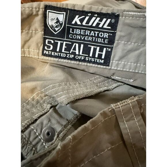 Kuhl Men Pants Size 30 x 30 Liberator Convertible Stealth Zip Off Hiking Shorts - Picture 10 of 12